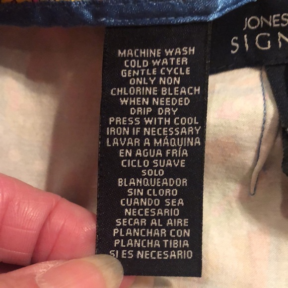 Jones New York Signature size 8 Paisley Pencil Skirt - Picture 6 of 6